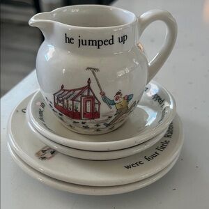 Wedgwood White Ceramic Tea plates Set